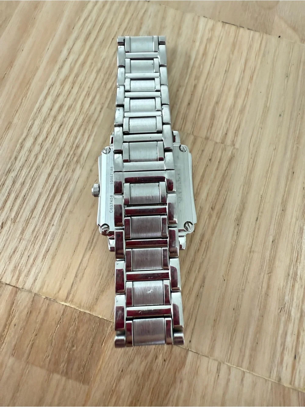 Bulova Silver Tone Mother-of-Pearl Dial Crystal Accent Ladies Watch
